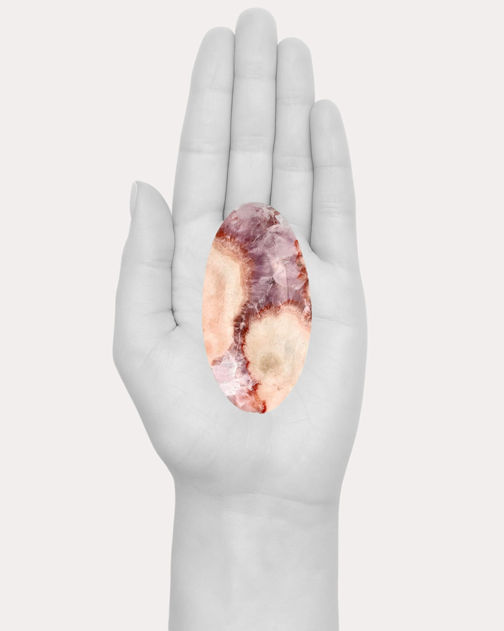 Amethyst Flower Agate Palm - 25C