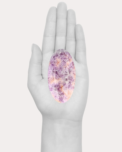 Amethyst Flower Agate Palm - 25D