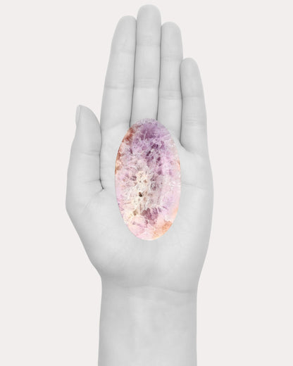 Amethyst Flower Agate Palm - 25E