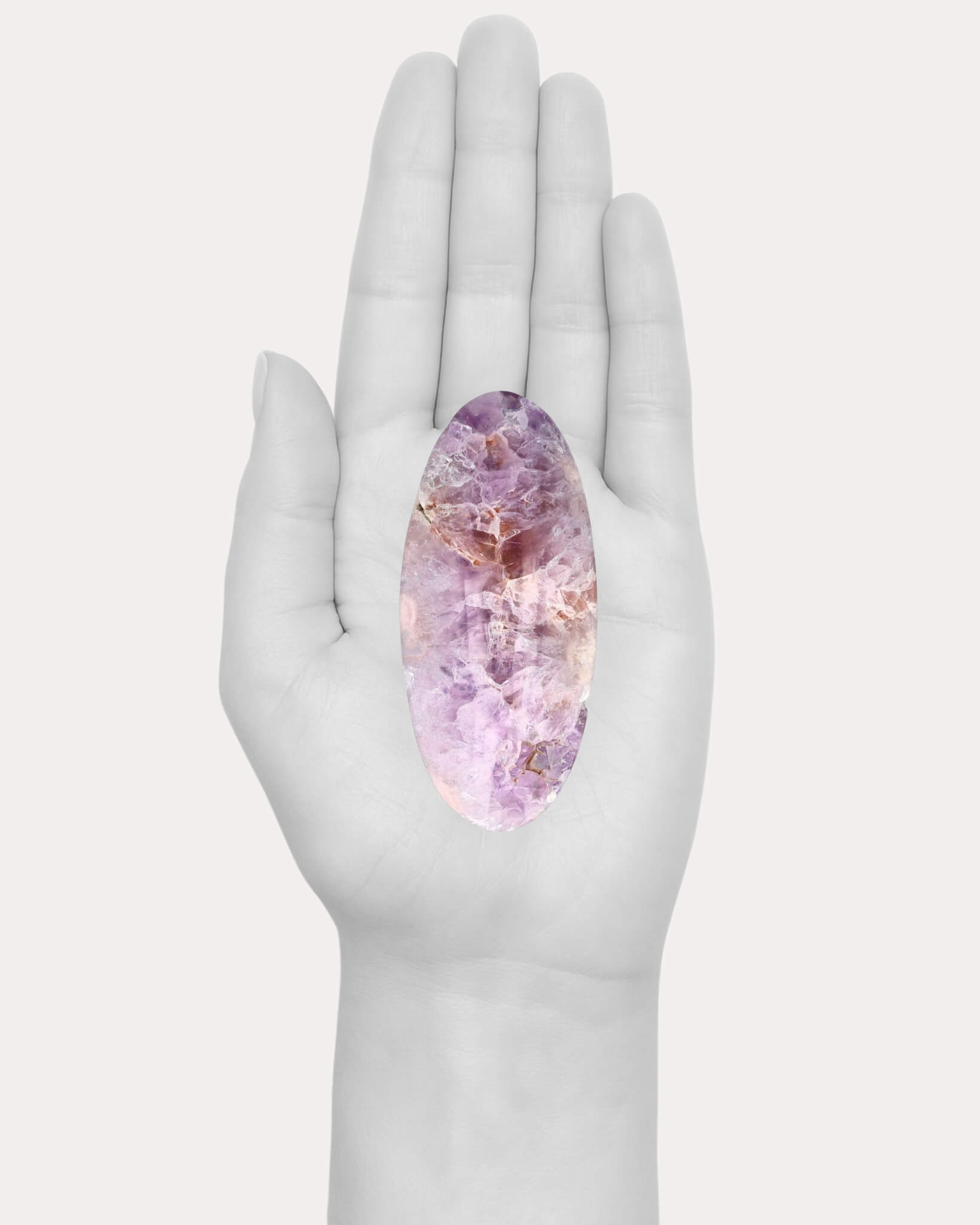 Amethyst Flower Agate Palm - 25F