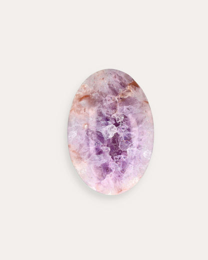 Amethyst Flower Agate Palm - 25G