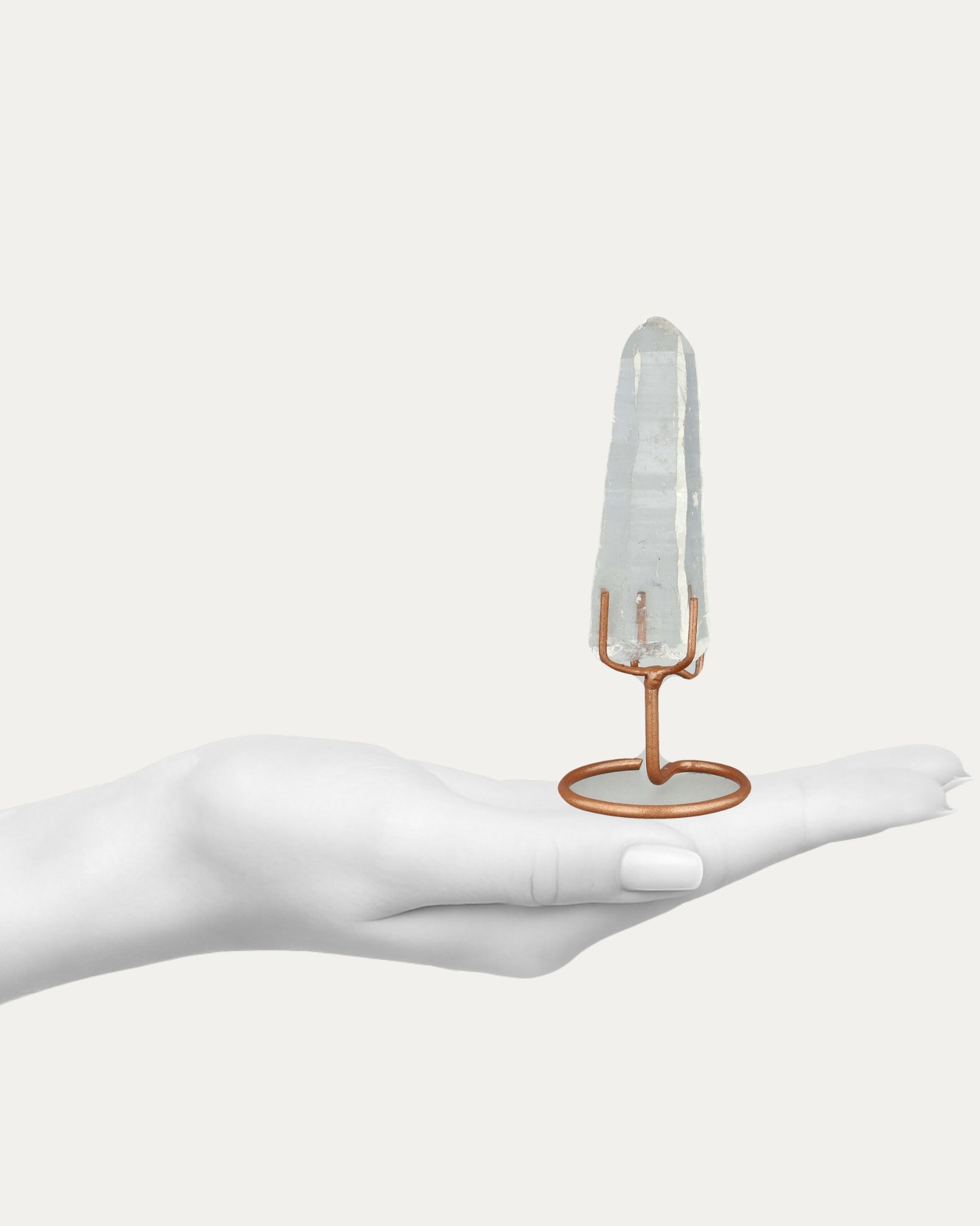 Lemurian Quartz on Stand - 32