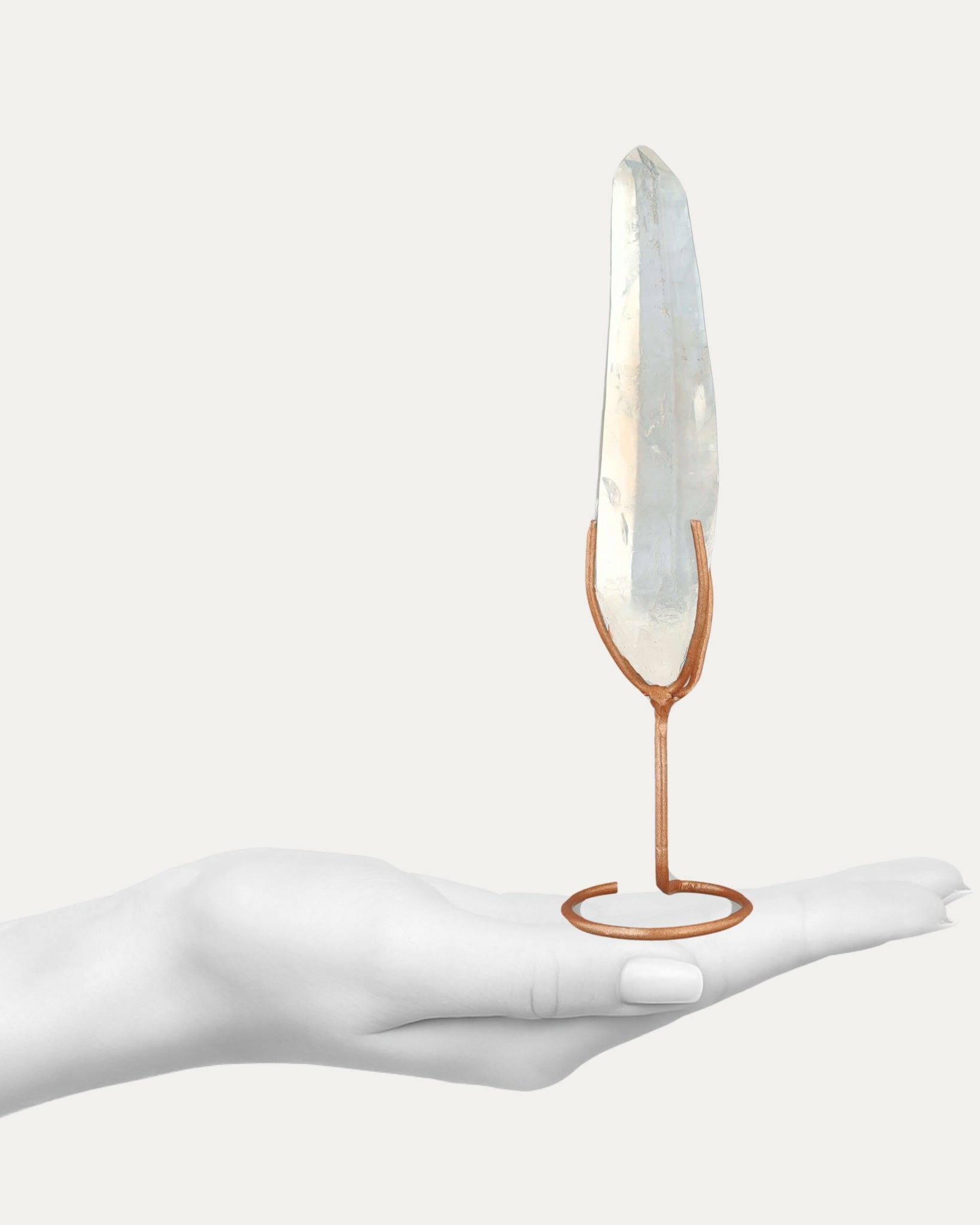 Lemurian Quartz on Stand - 41