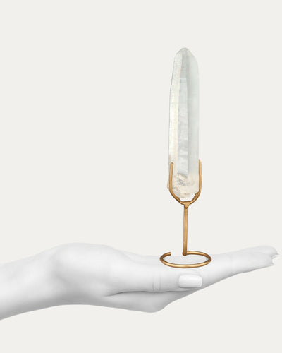 Lemurian Quartz on Stand - 36
