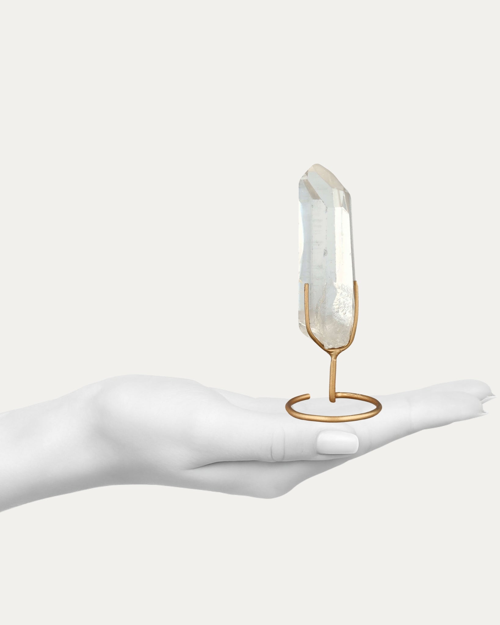 Lemurian Quartz on Stand - 40
