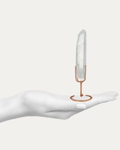 Lemurian Quartz on Stand - 25