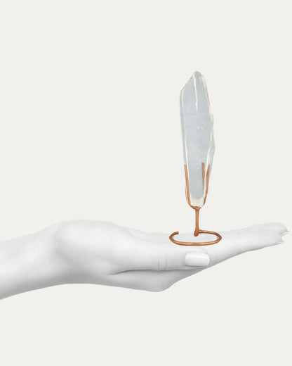 Lemurian Quartz on Stand - 28