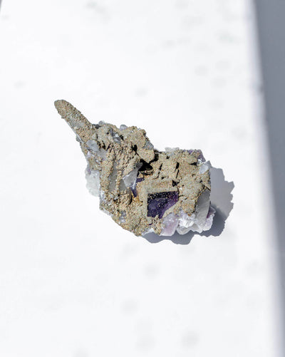 Matcha Quartz With Fluorite - 40