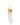 Clear Quartz Unpolished Crystal Pendant Necklace Gold Large