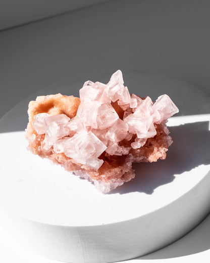 Pink Halite Cluster - 73