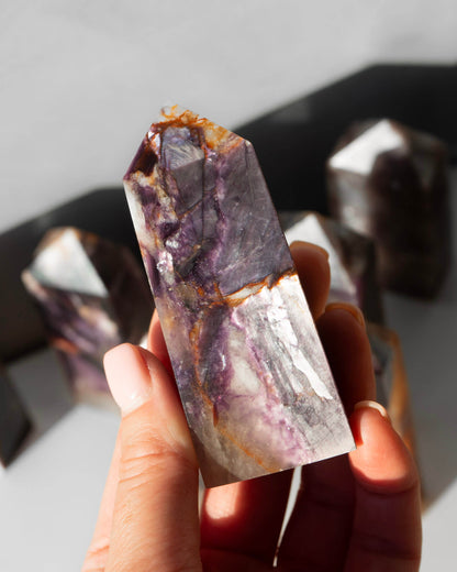 Lepidolite Crystal Tower