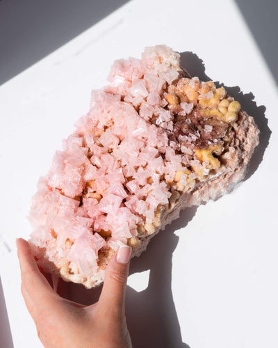 Extra Large Pink Halite Cluster - 333