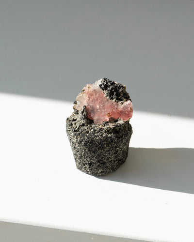 Moldy Rasberry Calcite - 15