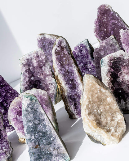 Amethyst Cut Base Healing Crystal