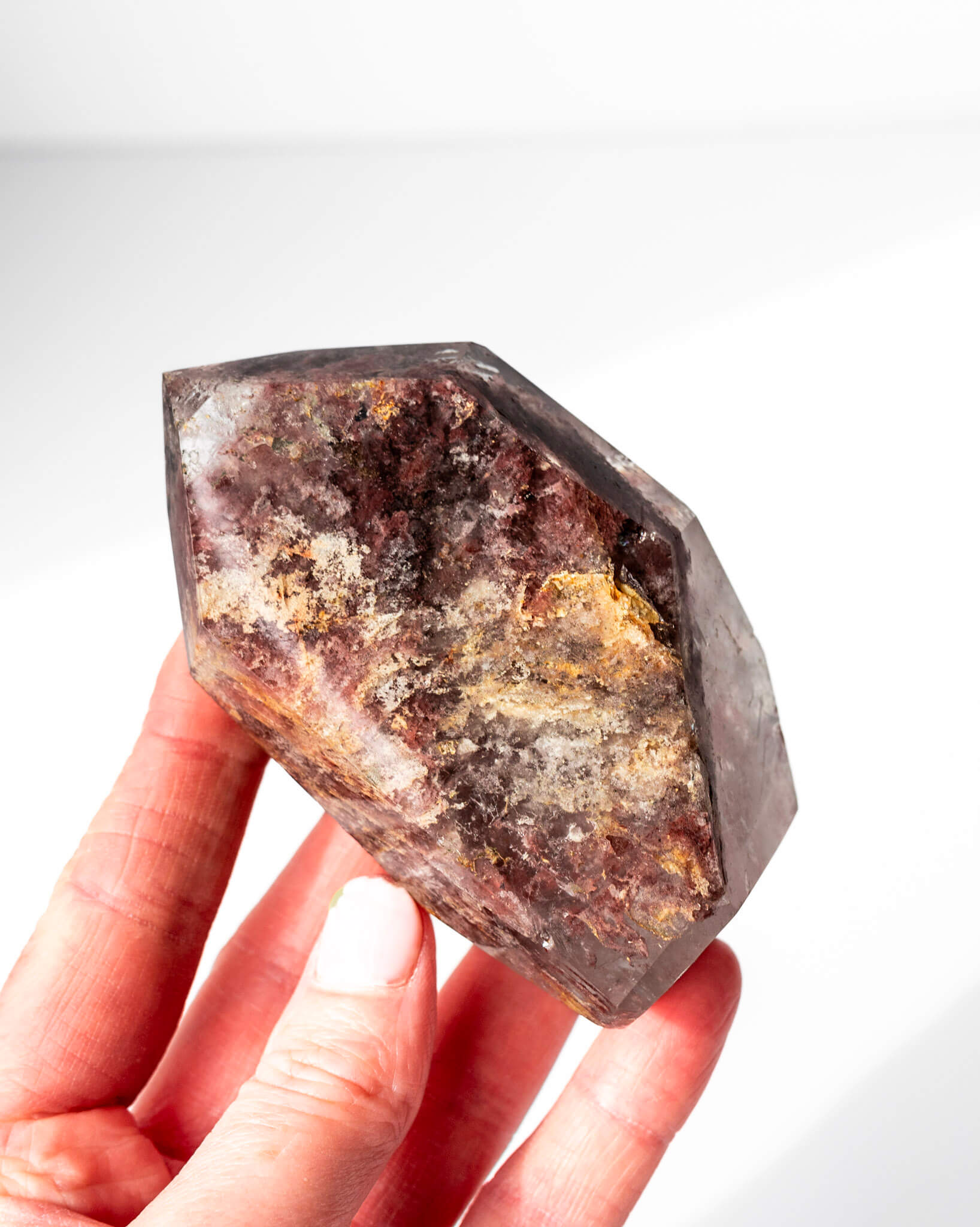 Pink Lithium Quartz Tower Healing Crystal