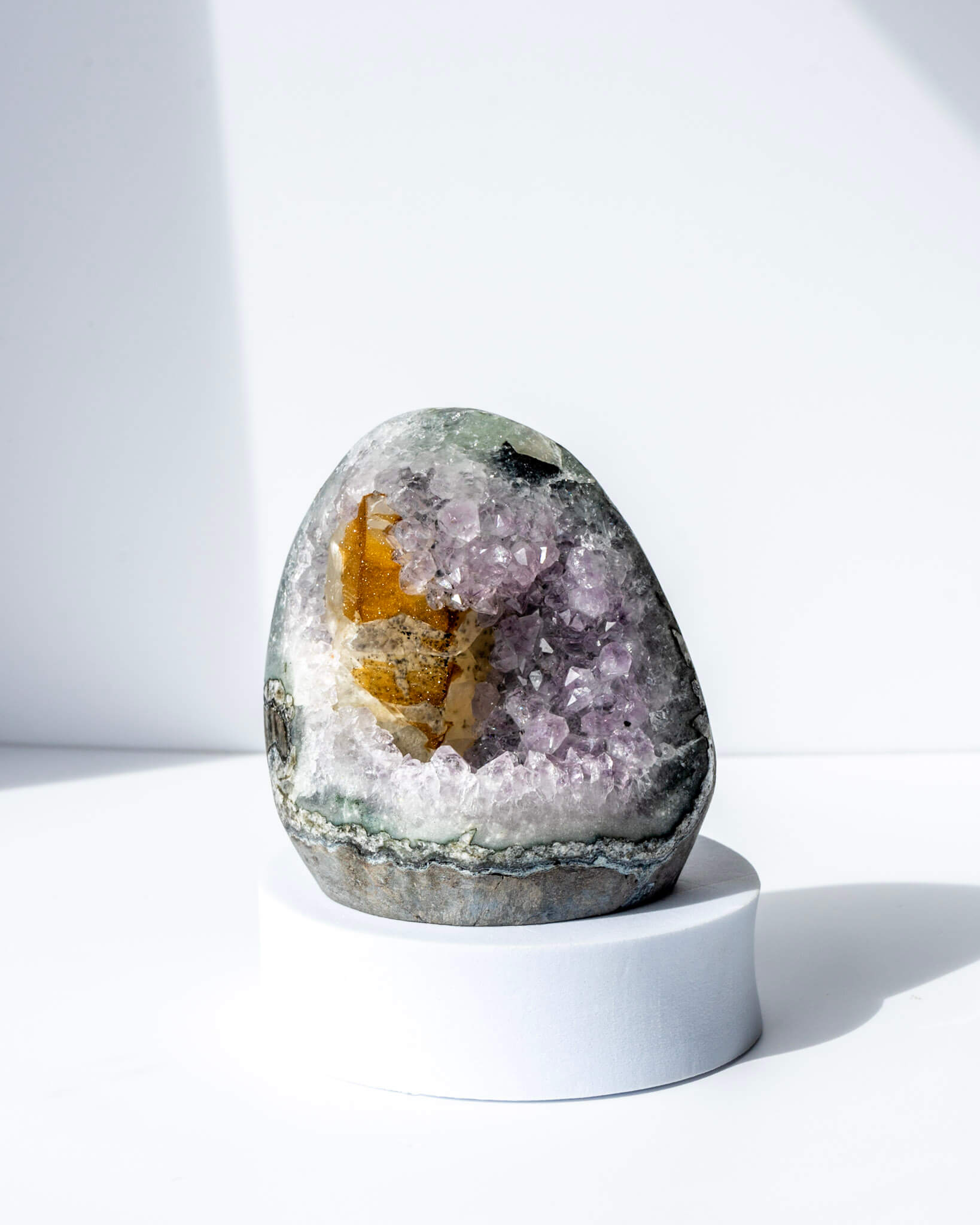 Amethyst with Calcite - 120