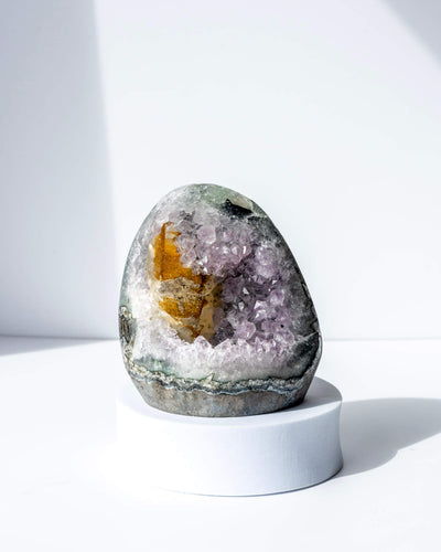 Amethyst with Calcite Healing Crystal