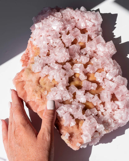 Pink Halite Cluster - 639