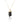 Black Tourmaline Crystal Pendant Necklace Gold