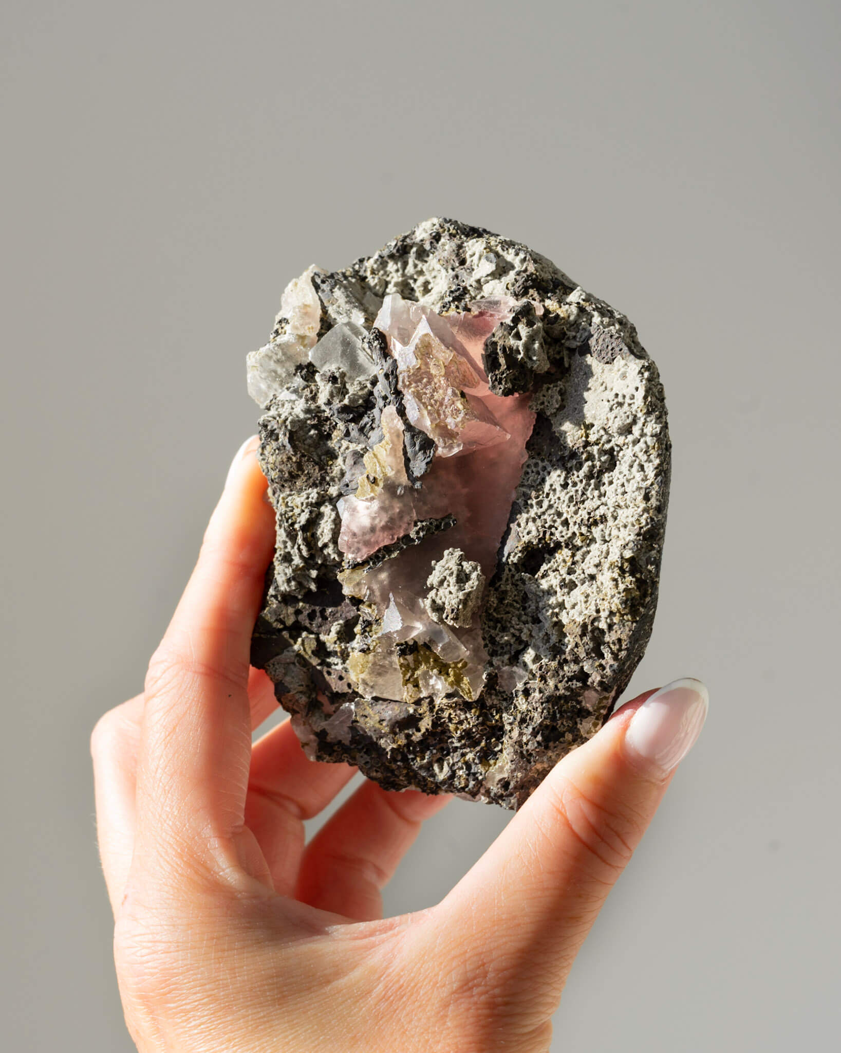 Moldy Rasberry Calcite - 71