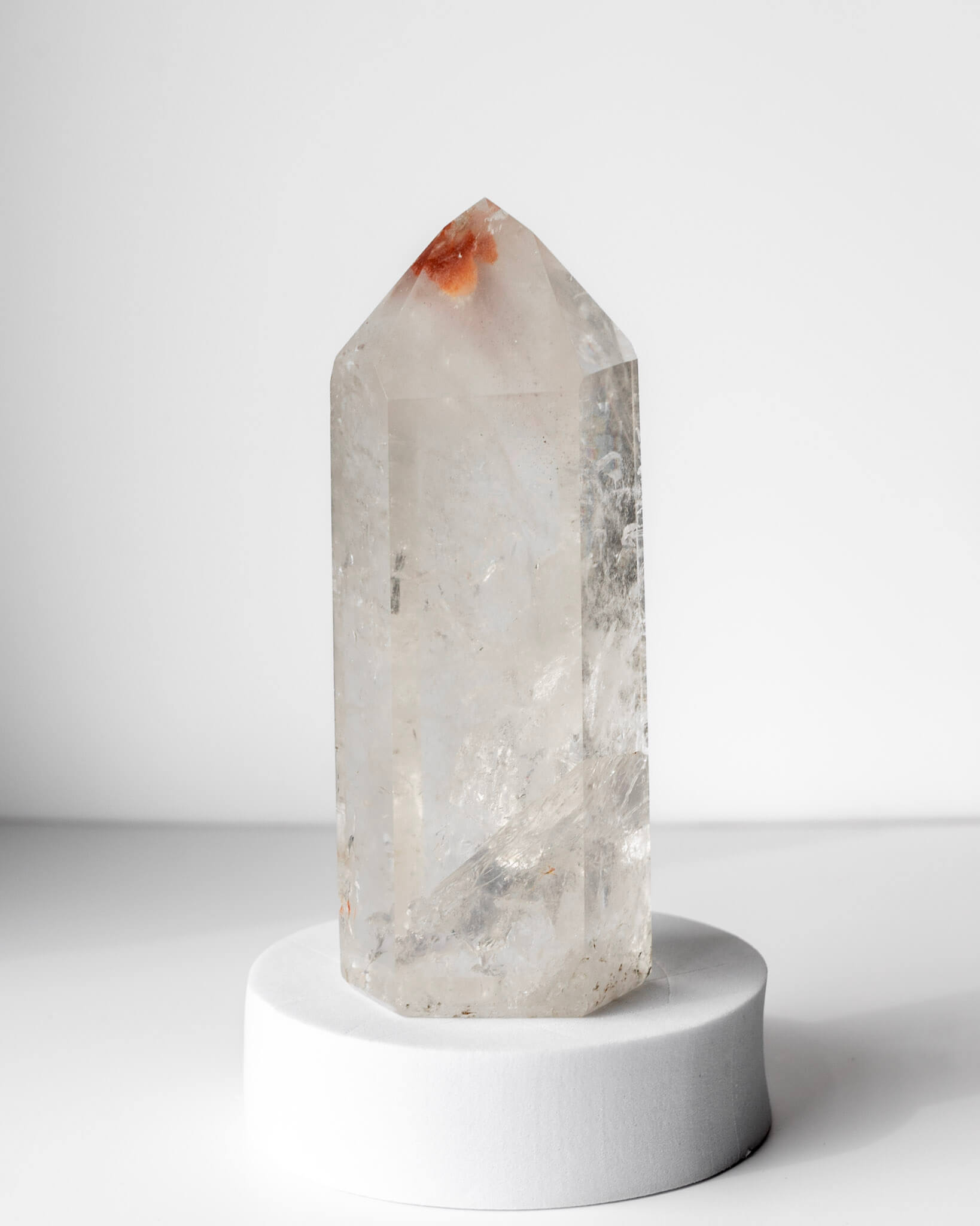 Pink Lithium Quartz Tower Healing Crystal