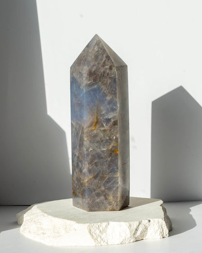 Blue Rose Quartz Tower - 547