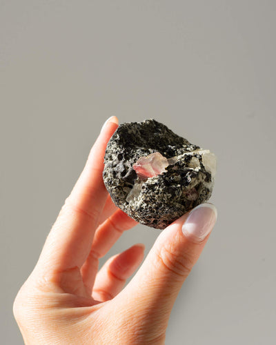 Moldy Rasberry Calcite - 26