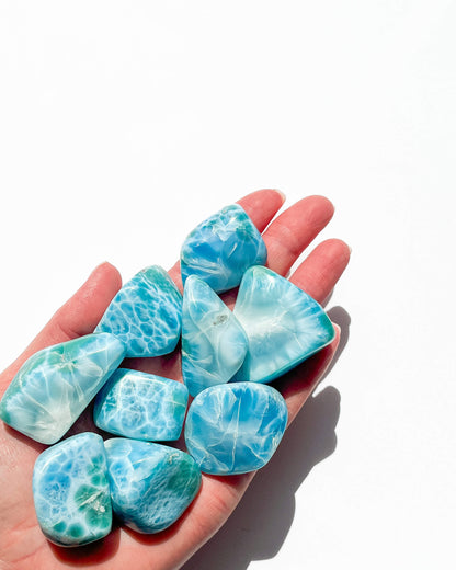 Larimar Tumble Stone Healing Crystal