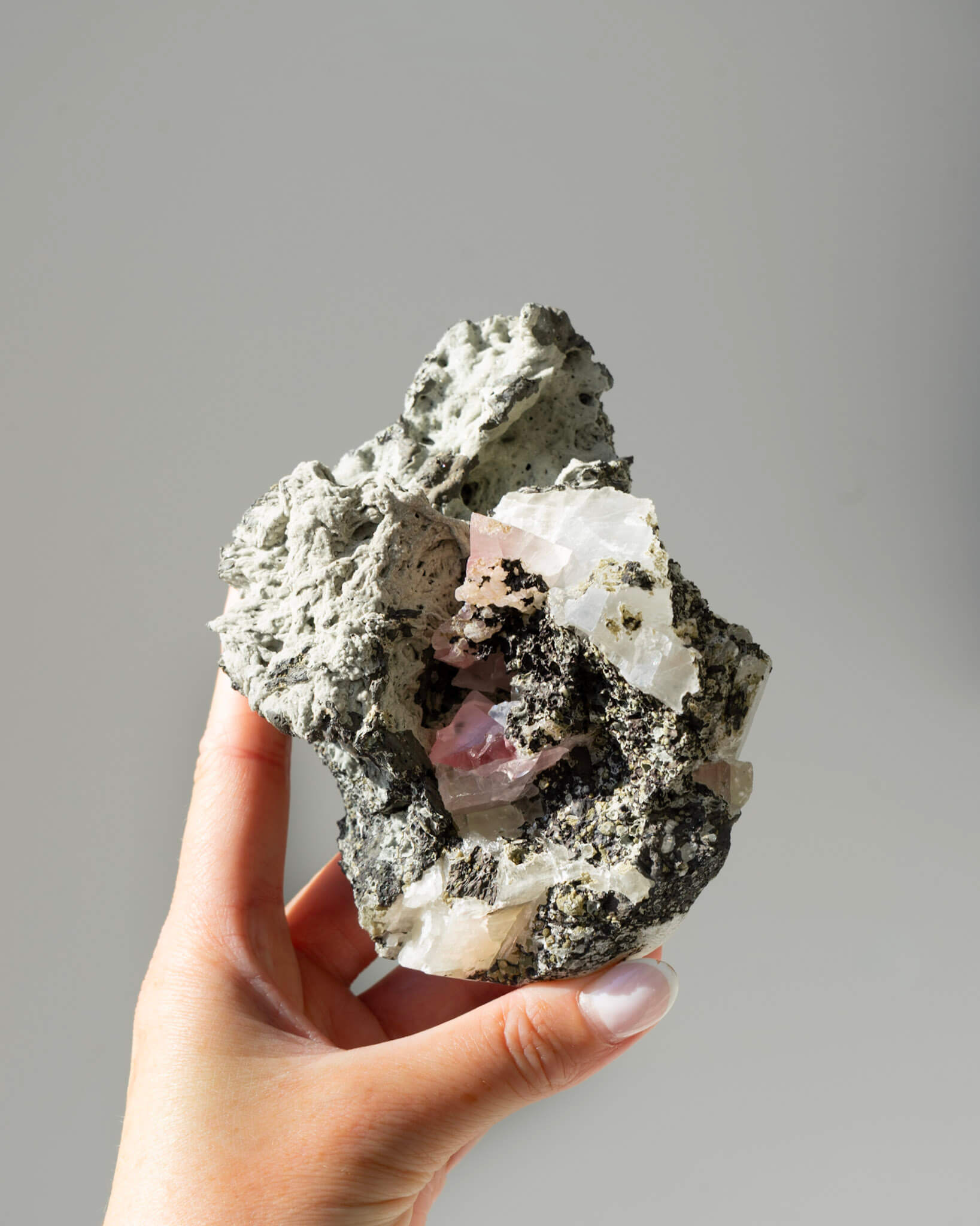 Moldy Raspberry Calcite - 154