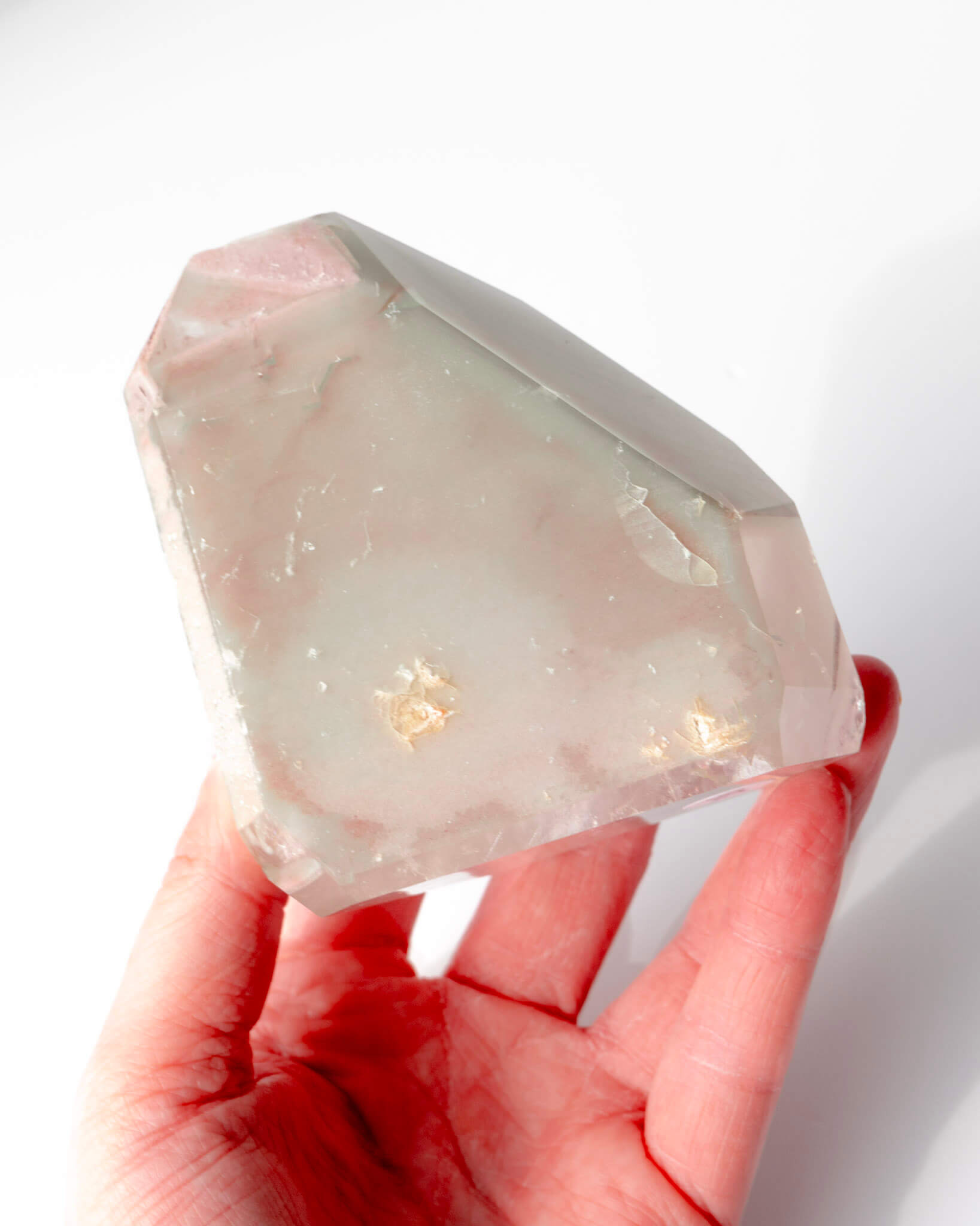 Hematite, Chlorite & Monazite Tower Healing Crystal