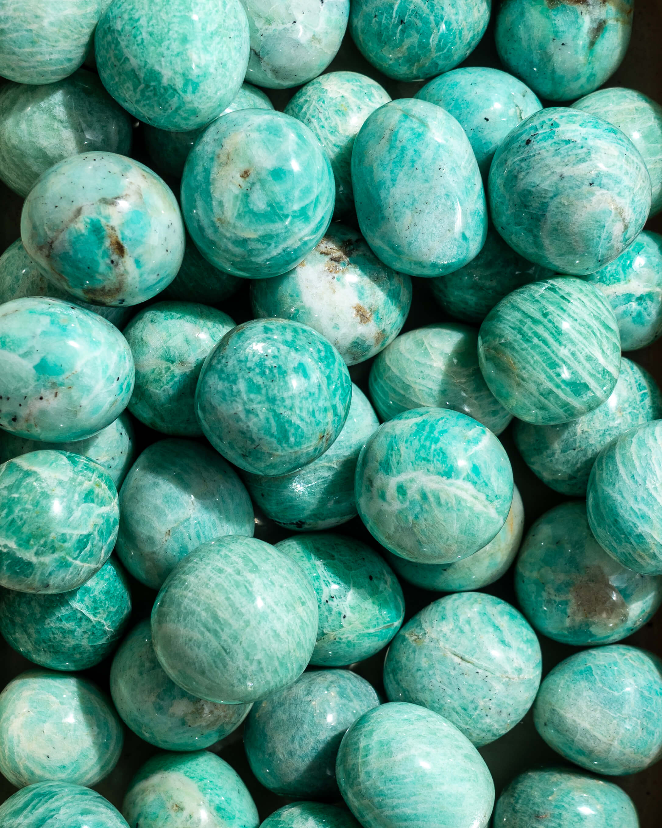 Amazonite Crystal Tumble Stone