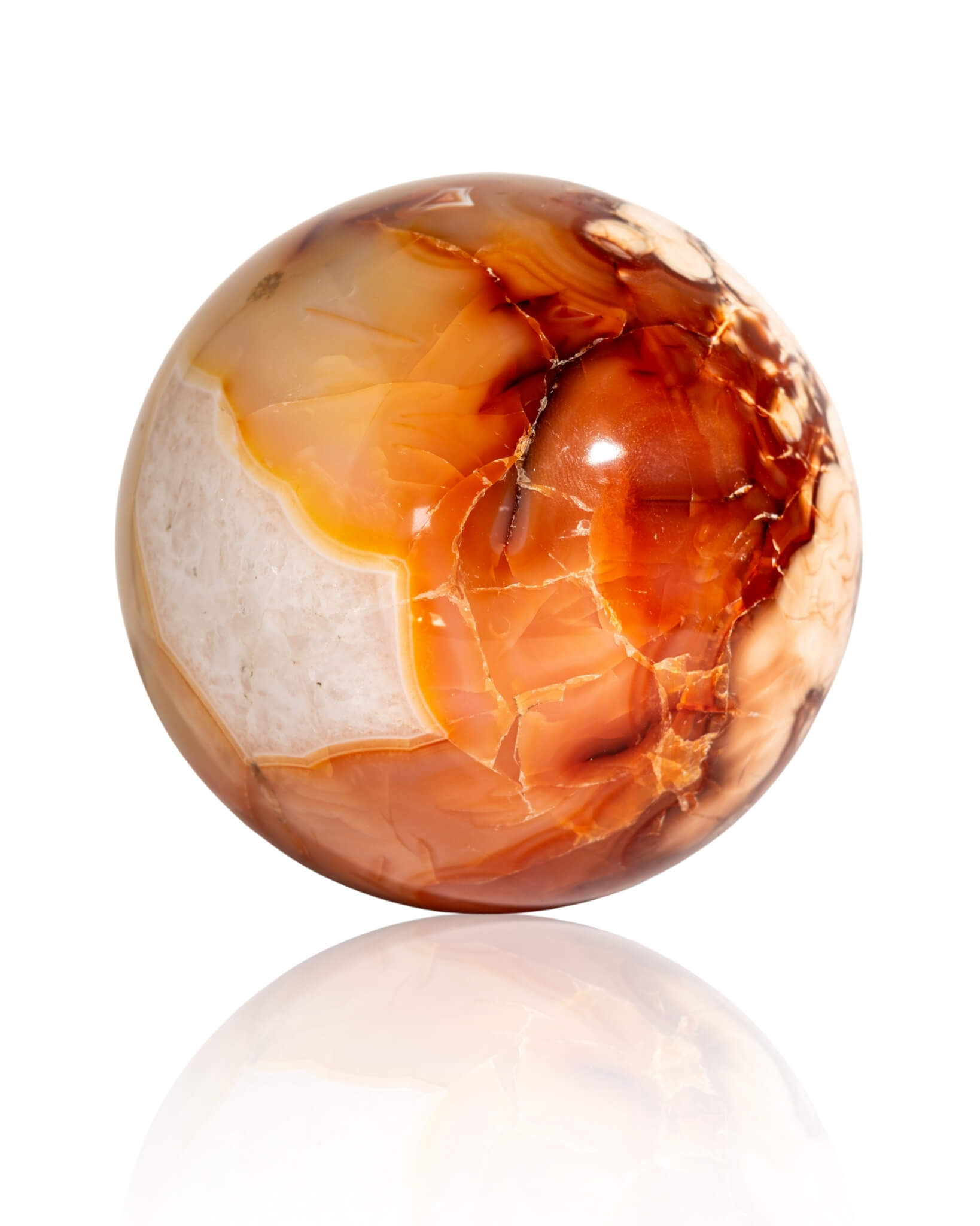Carnelian Sphere - 134