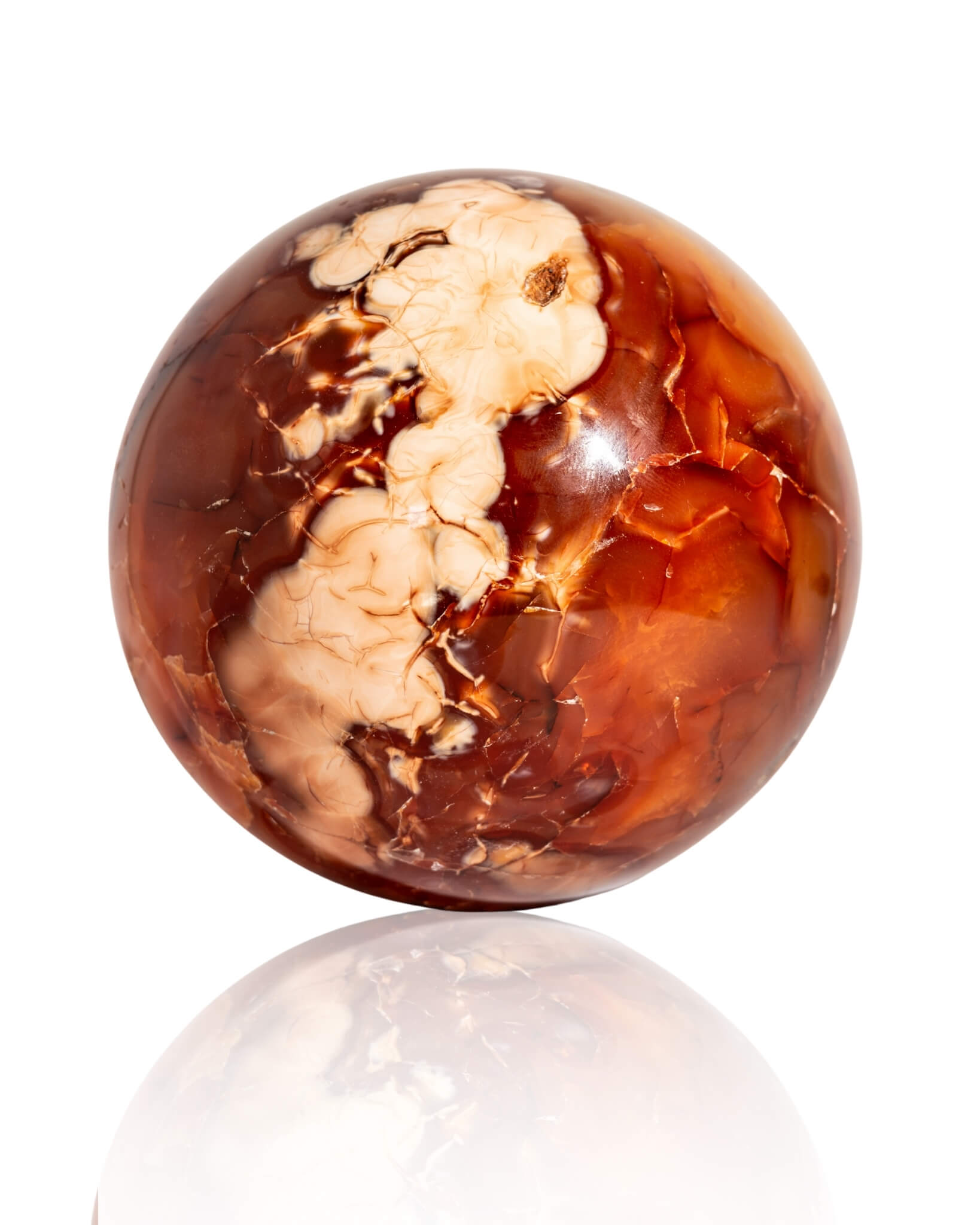 Carnelian Sphere - 134