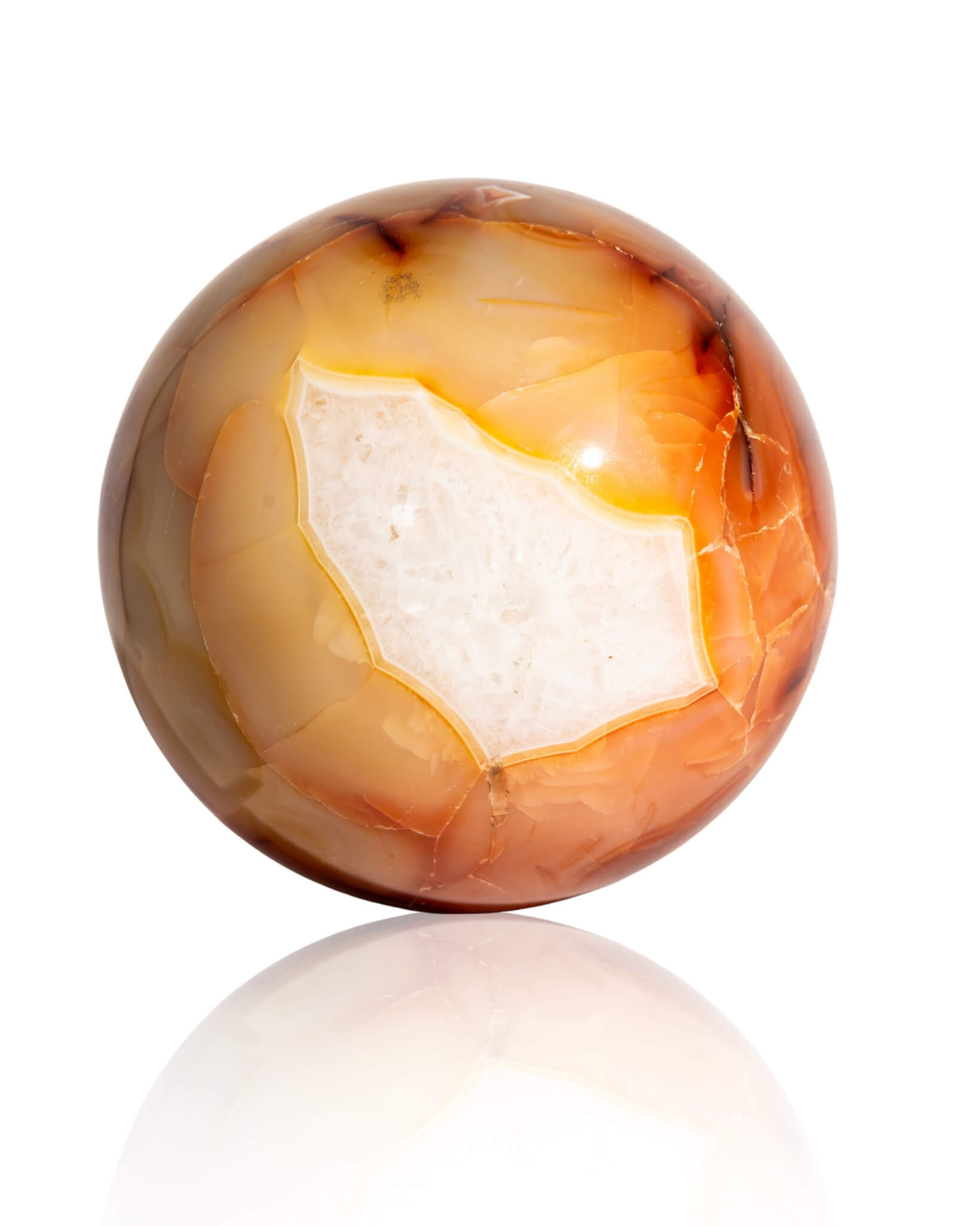 Carnelian Sphere - 134