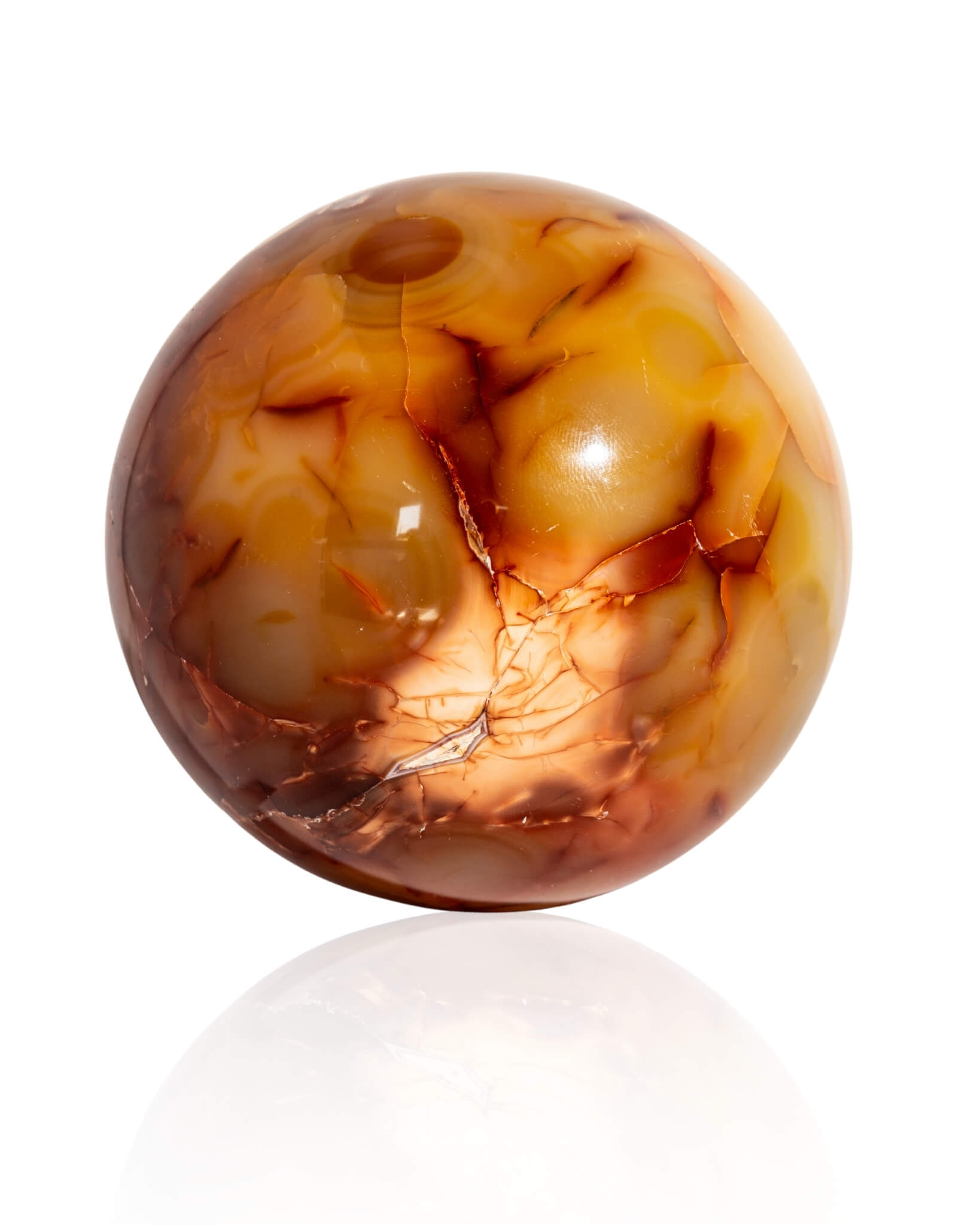 Carnelian Sphere - 134