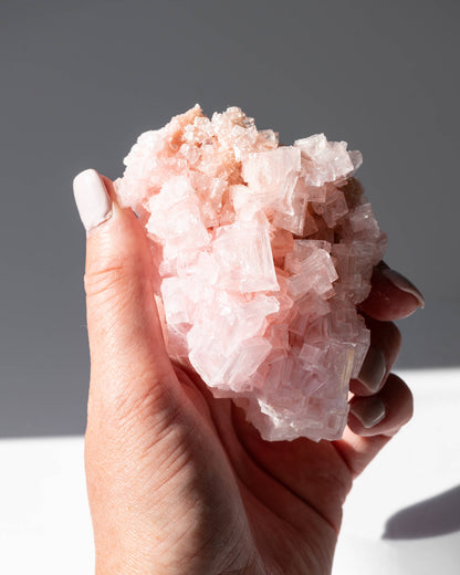 Pink Halite Cluster - 52A