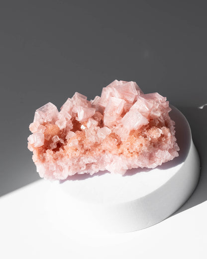 Pink Halite Cluster - 55