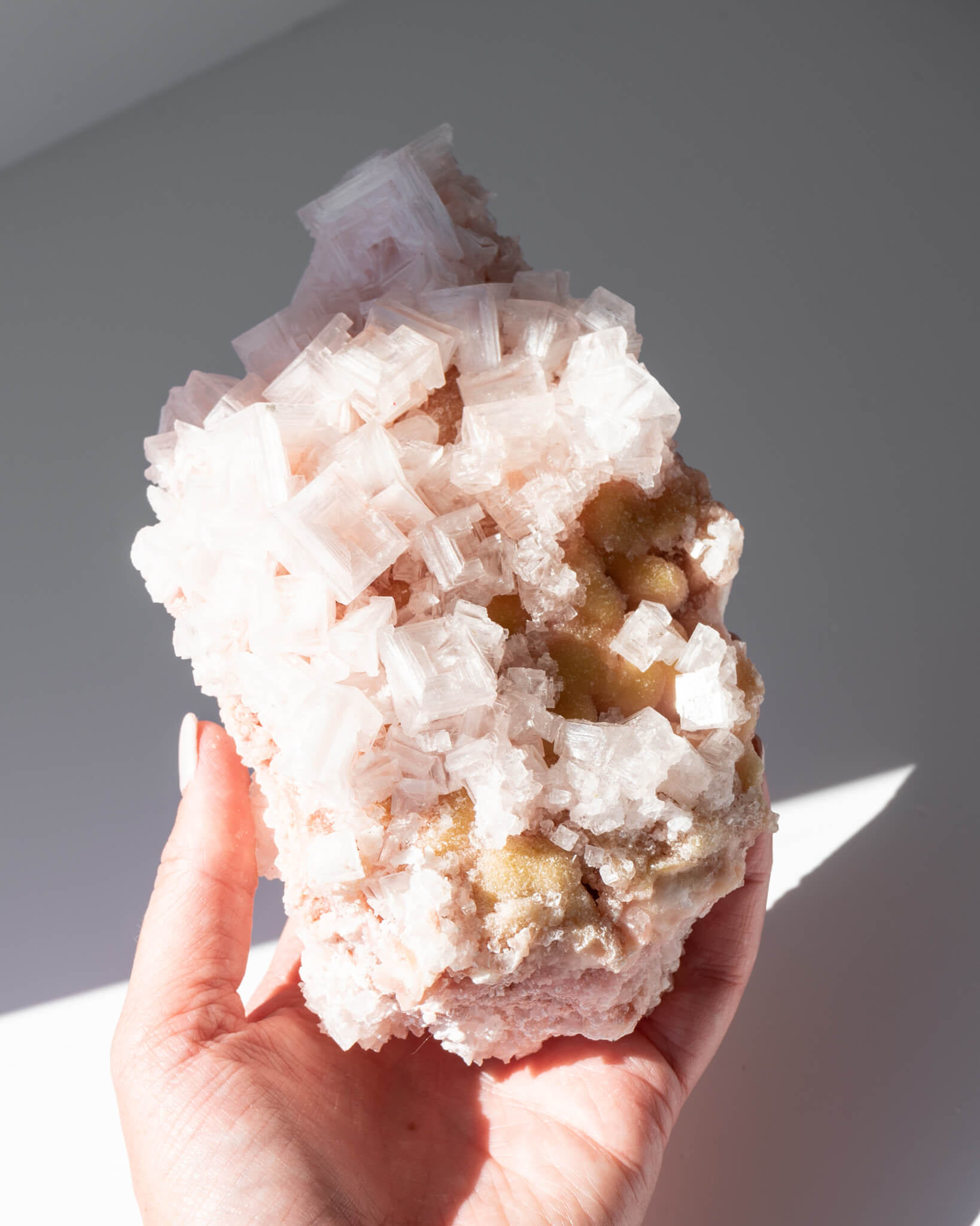 Pink Halite Cluster - 230