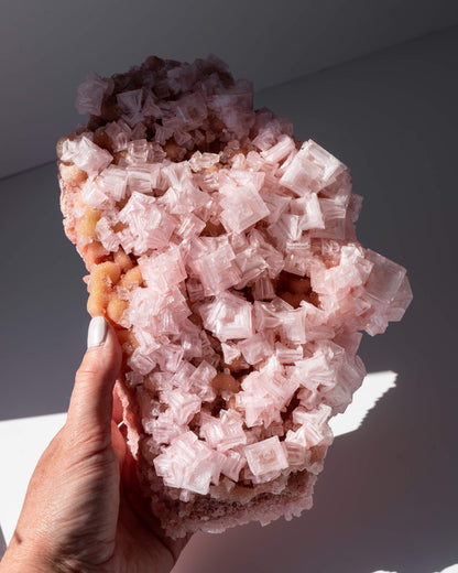 Pink Halite Cluster - 508