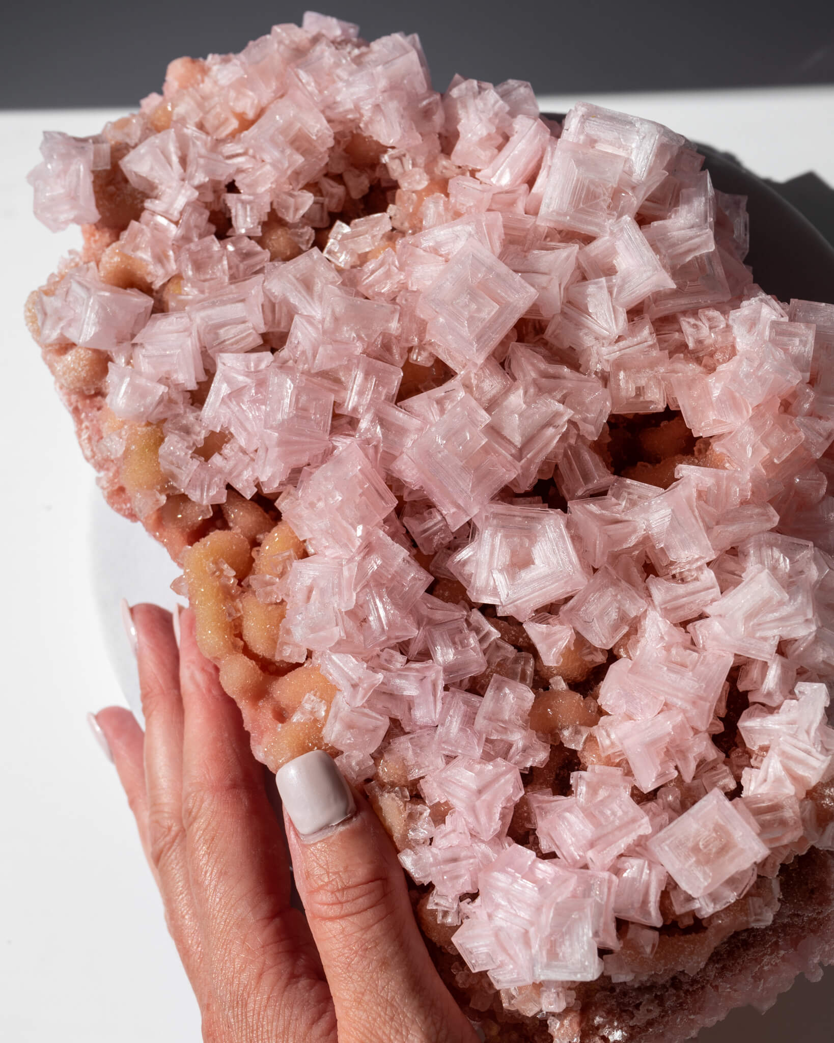 Pink Halite Cluster - 508