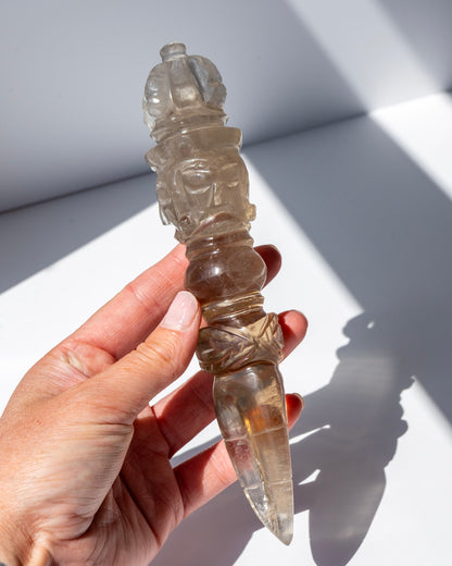 Smoky Himalayan Quartz Phurba - 155