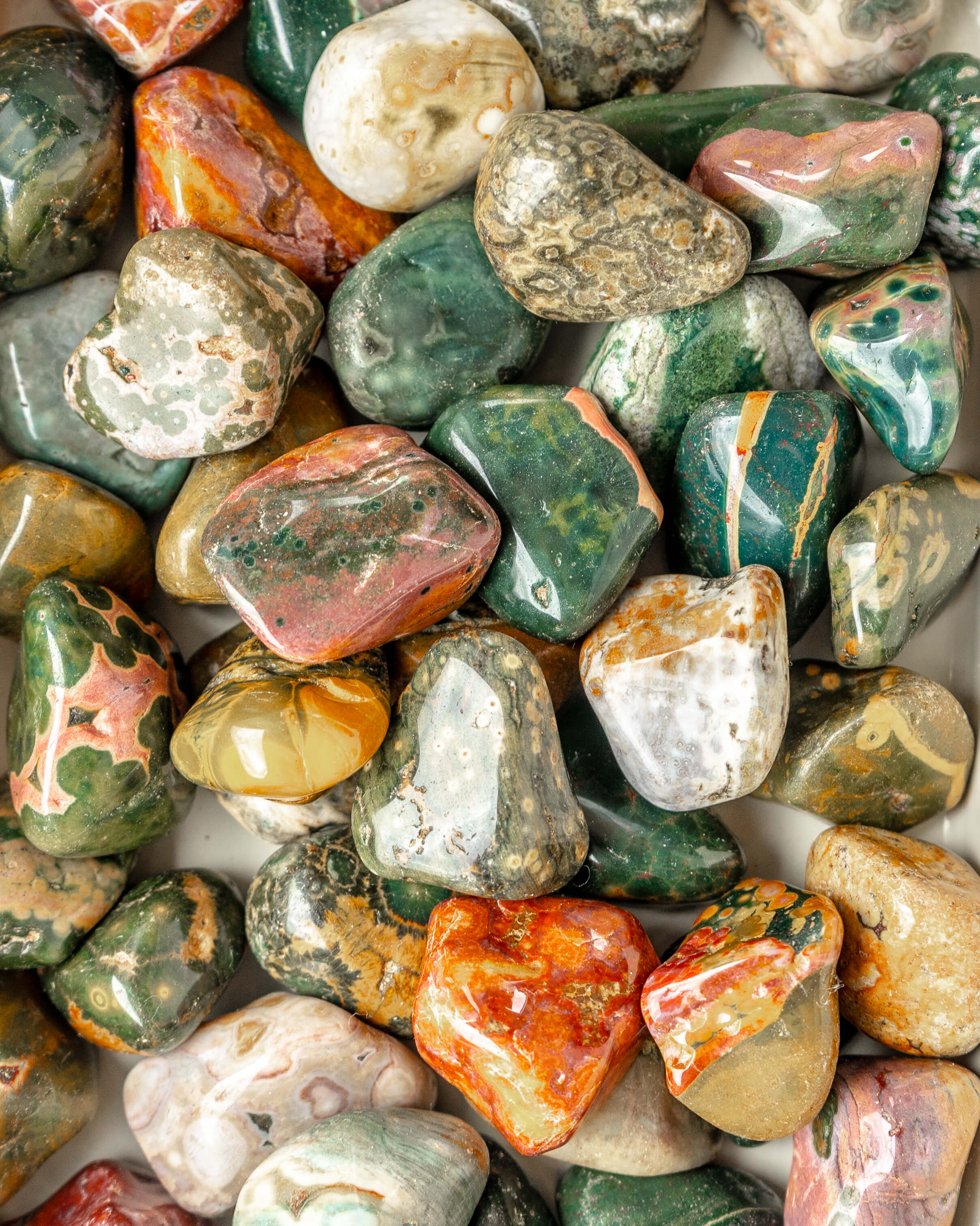 Ocean Jasper Crystal Tumble Stone