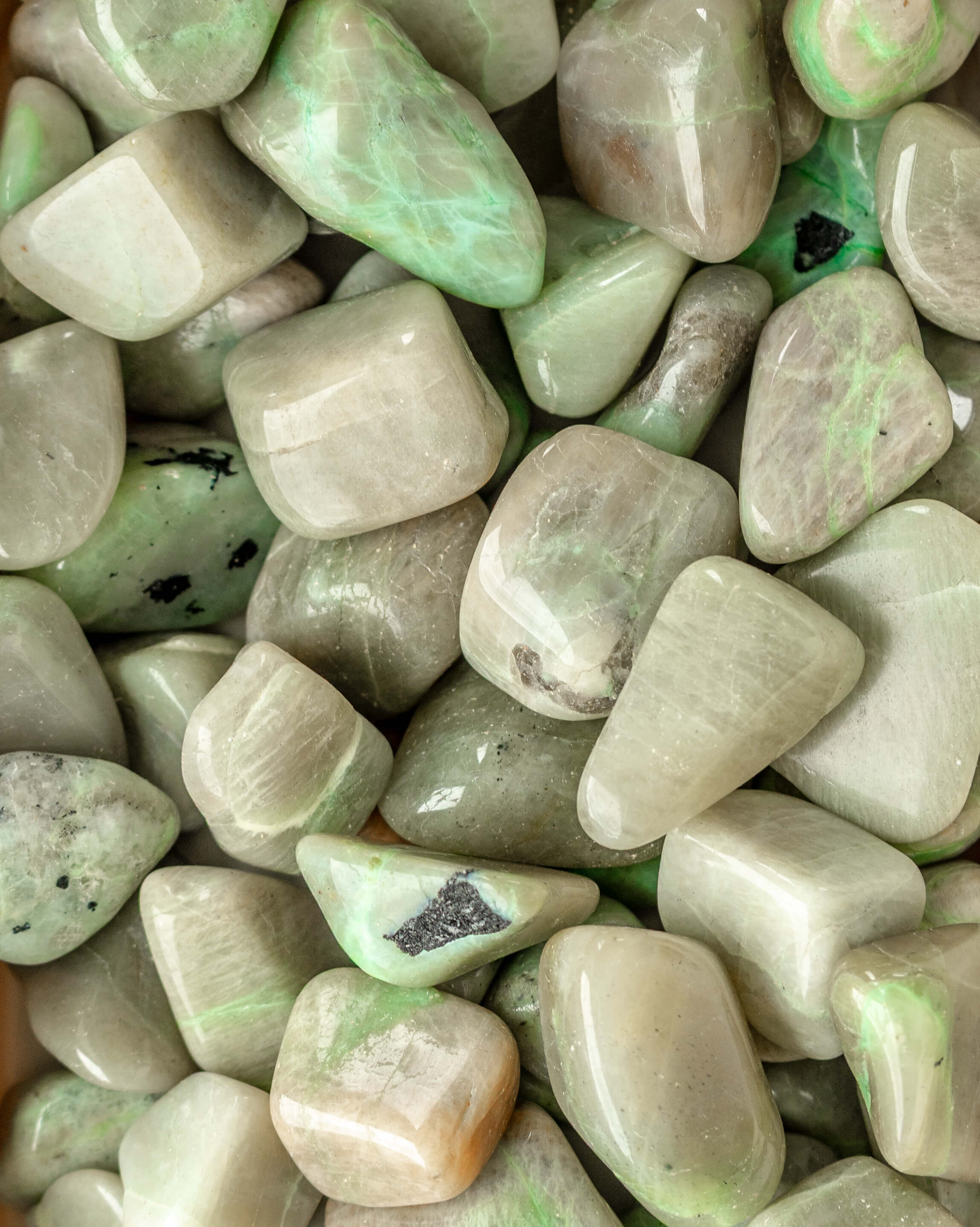 Garnierite Crystal Tumble Stone