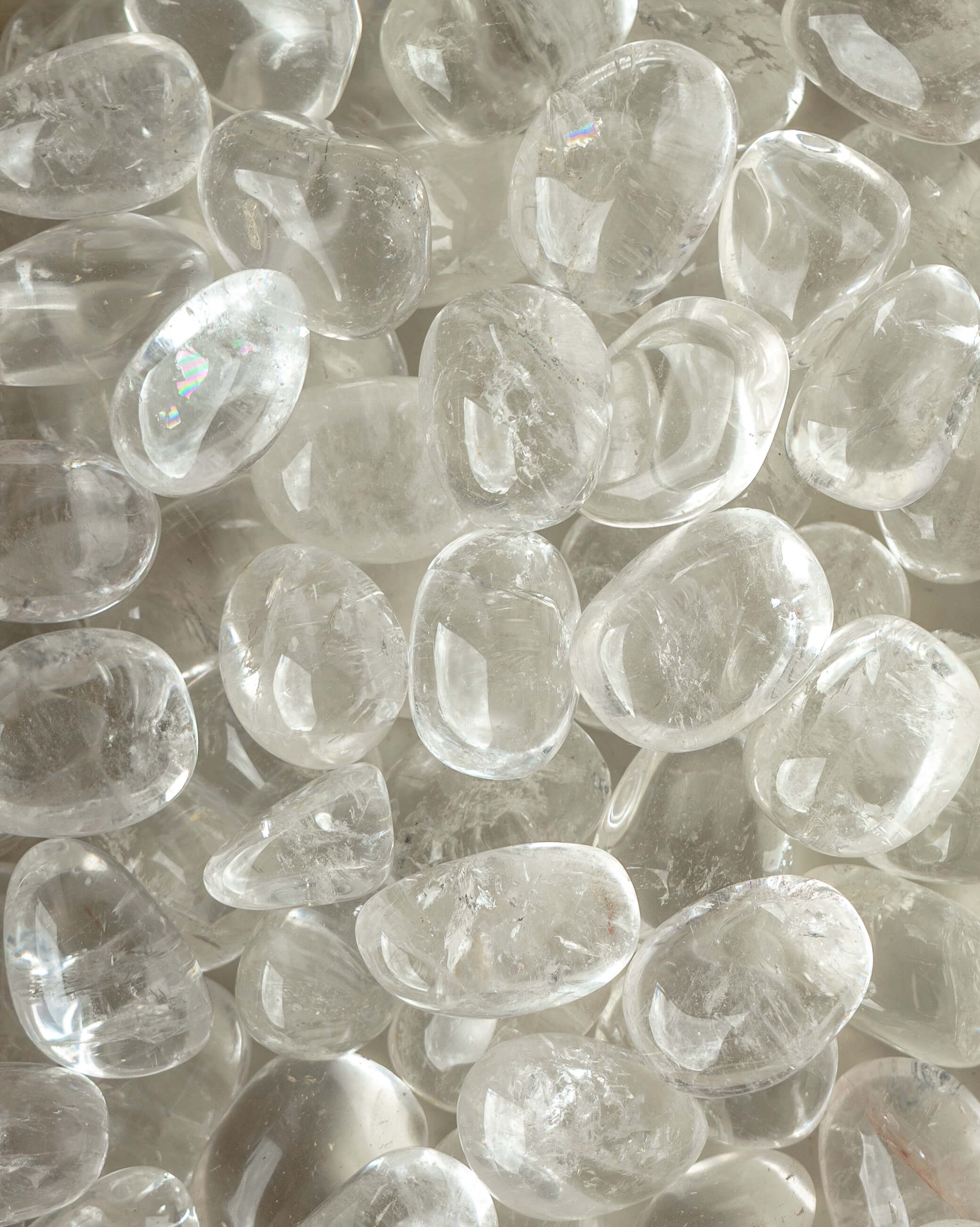 Clear Quartz Crystal Tumble Stone