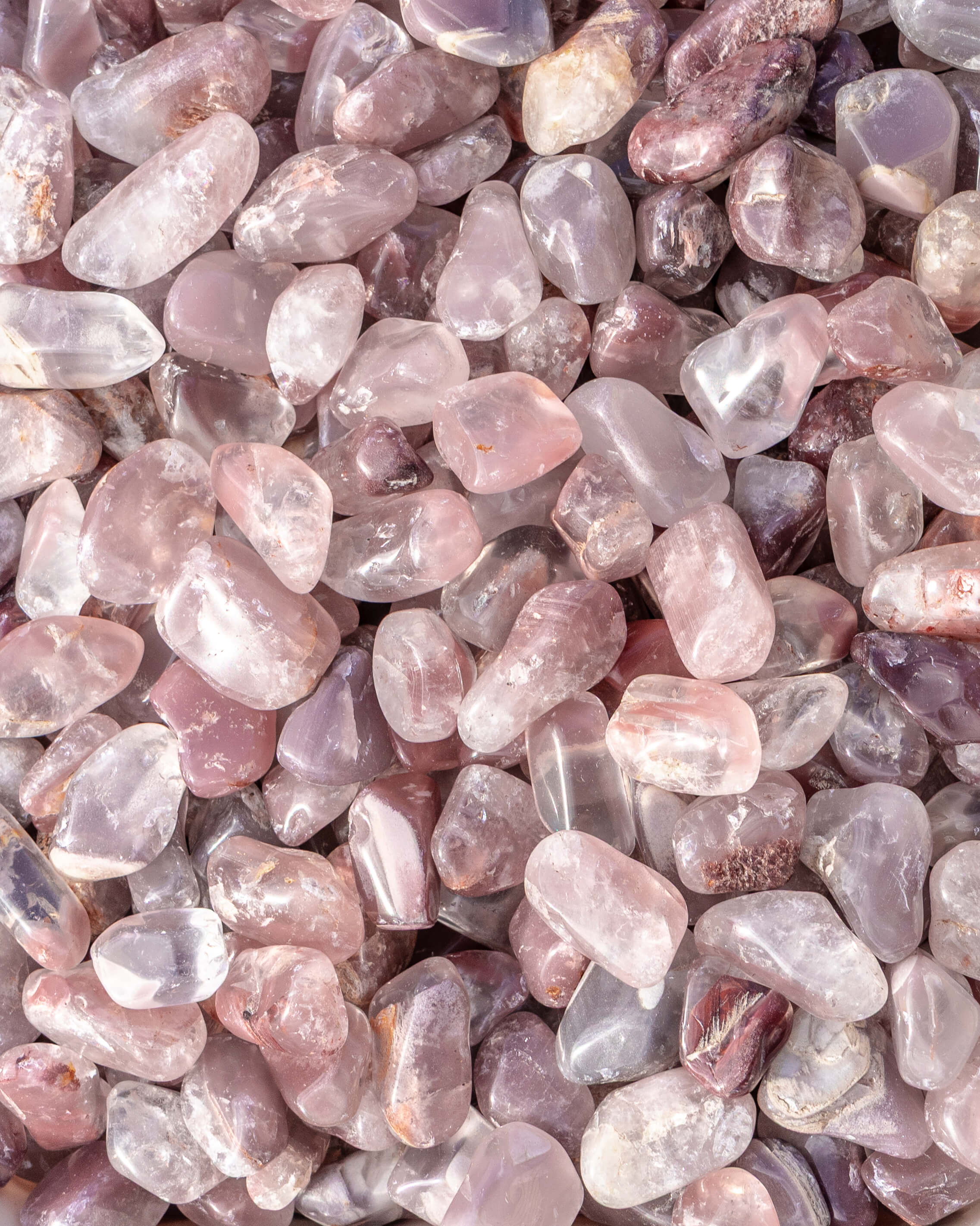 Pink Lithium Quartz Tumble Stone