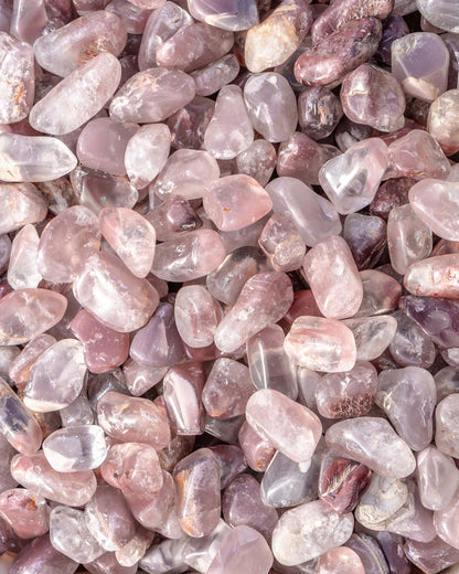 Pink Lithium Quartz Tumble Stone