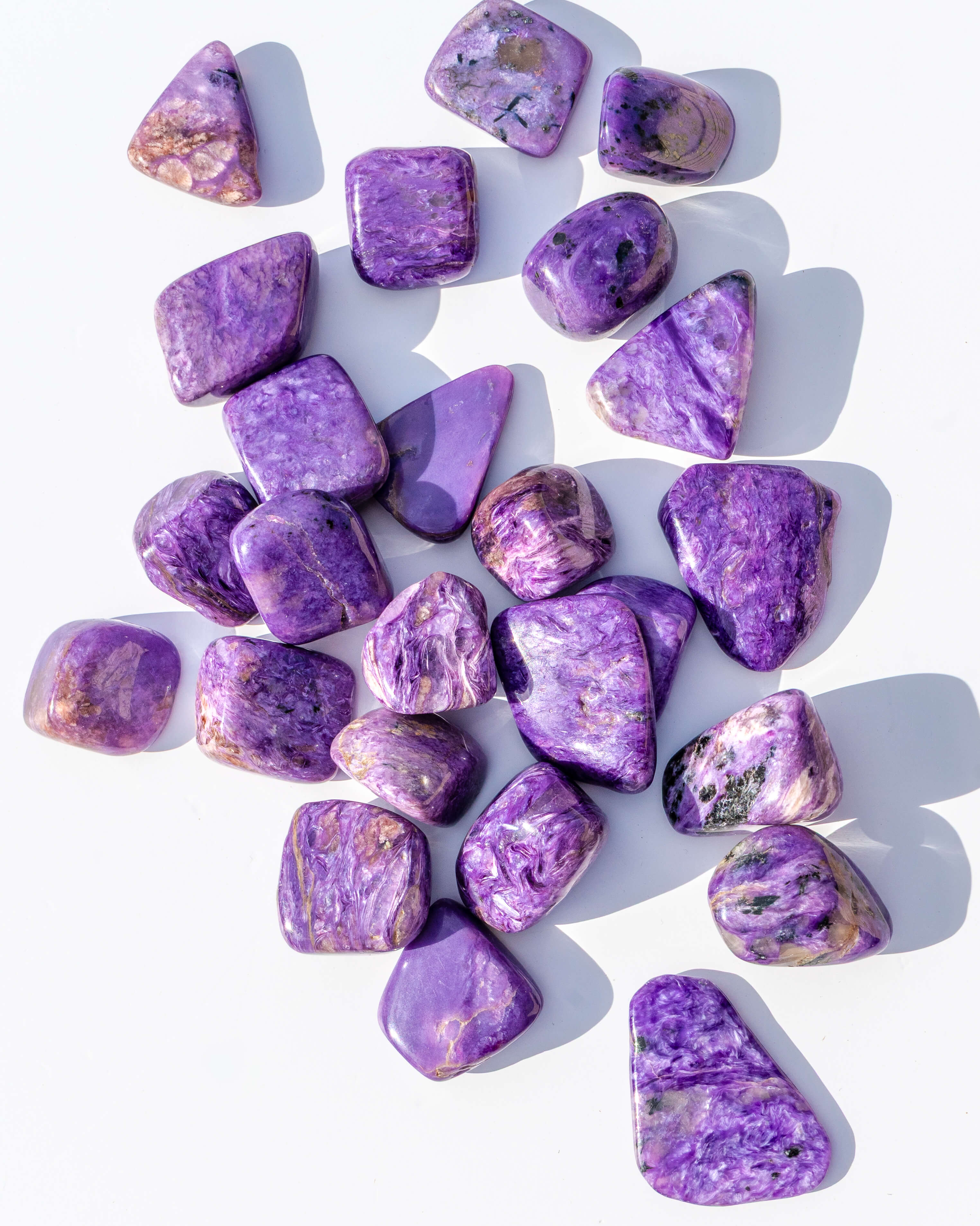 Charoite Crystal Tumble Stone