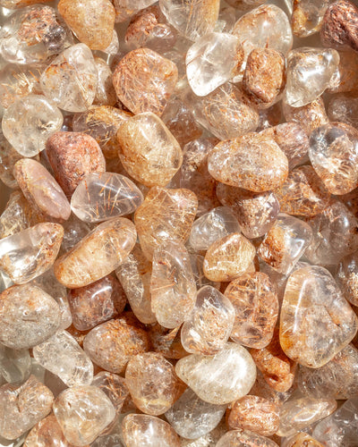 Rutile Quartz Tumble Stone