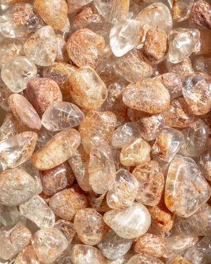 Rutile Quartz Tumble Stone