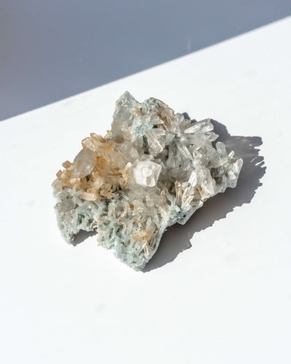 Blue Tara Golden Healer Crystal Cluster
